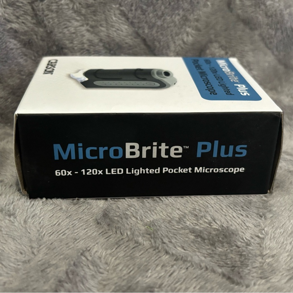 Carson MicroBrite Plus 60x-120x LED Lighted Pocket Microscope, Portable Handheld - Picture 5 of 6